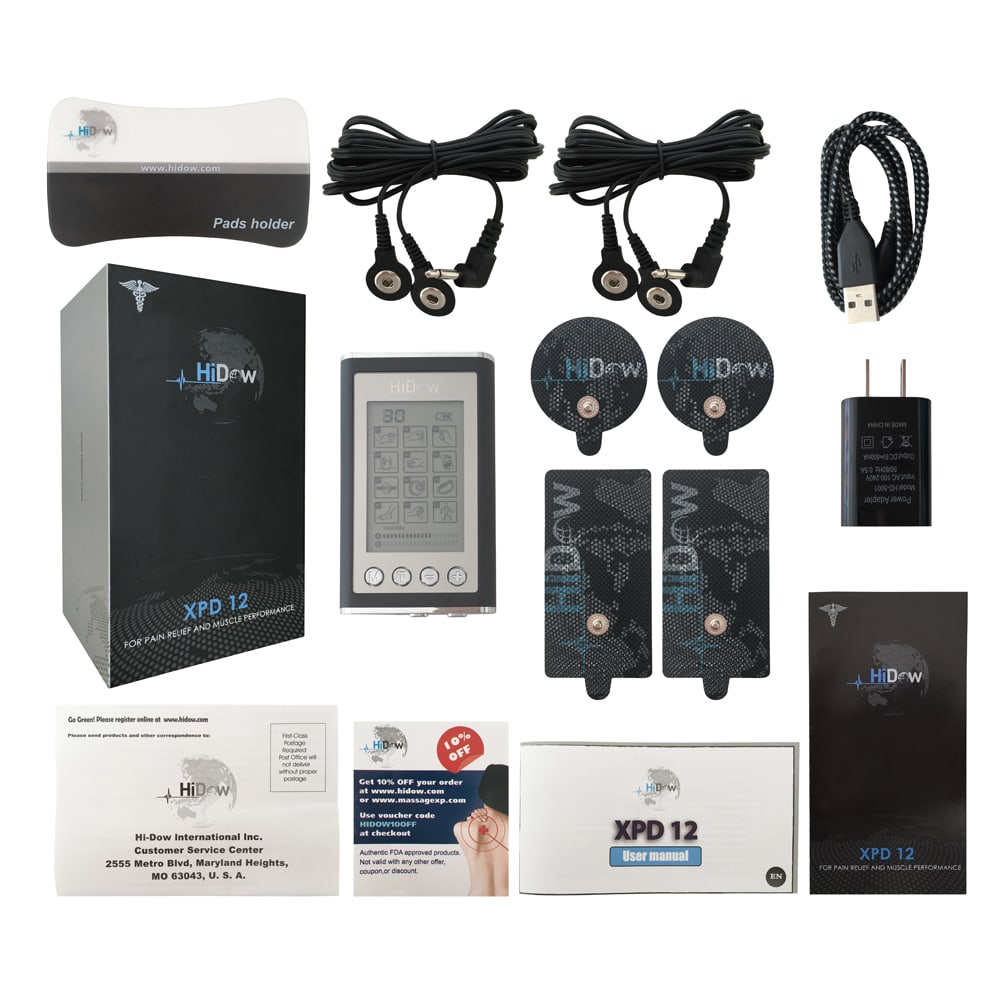 HiDow International AcuXPD Tens Unit Muscle Stimulation Electronic Pain  Relief