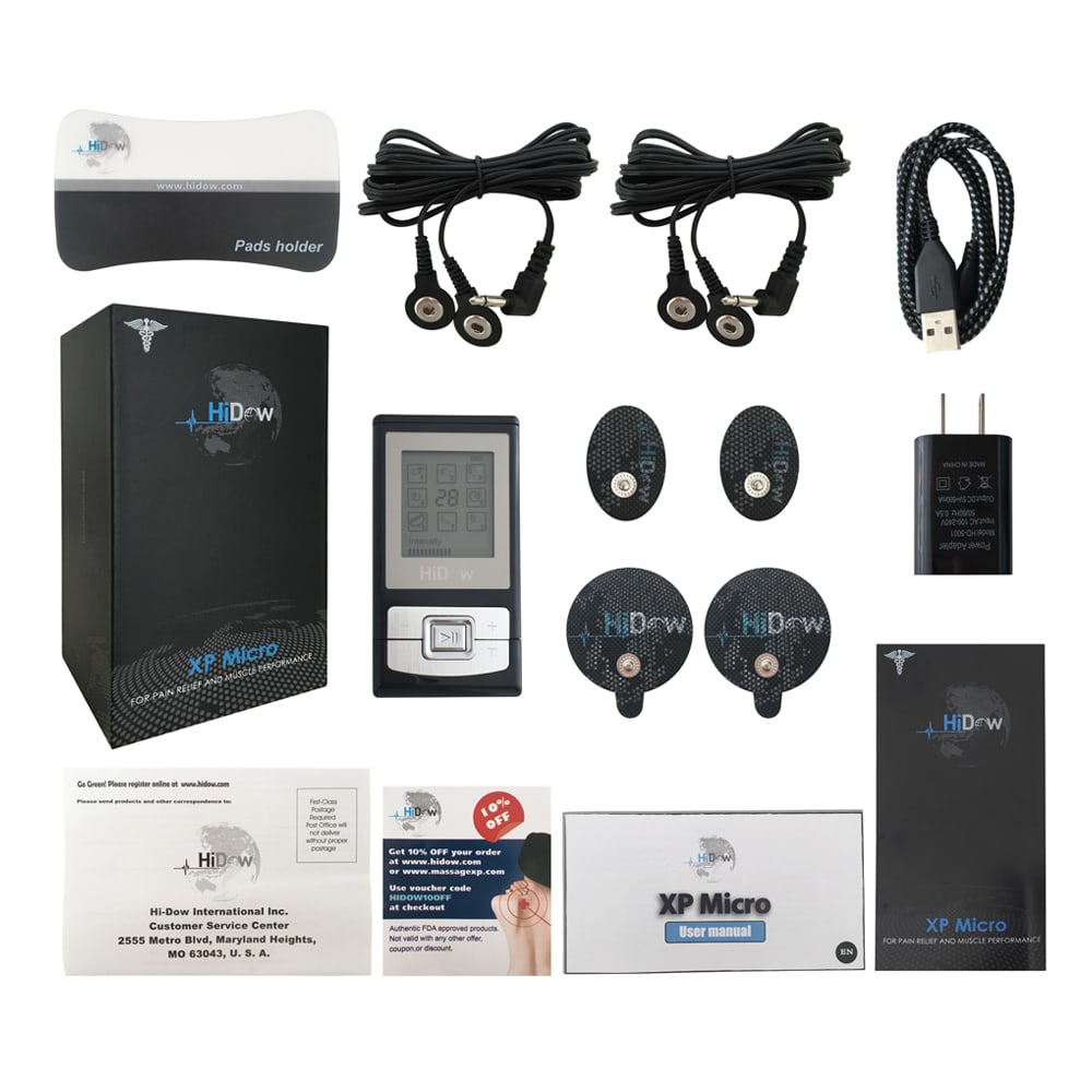 Tens Unit Muscle Stimulator 4 Independents Channels Electro Pain