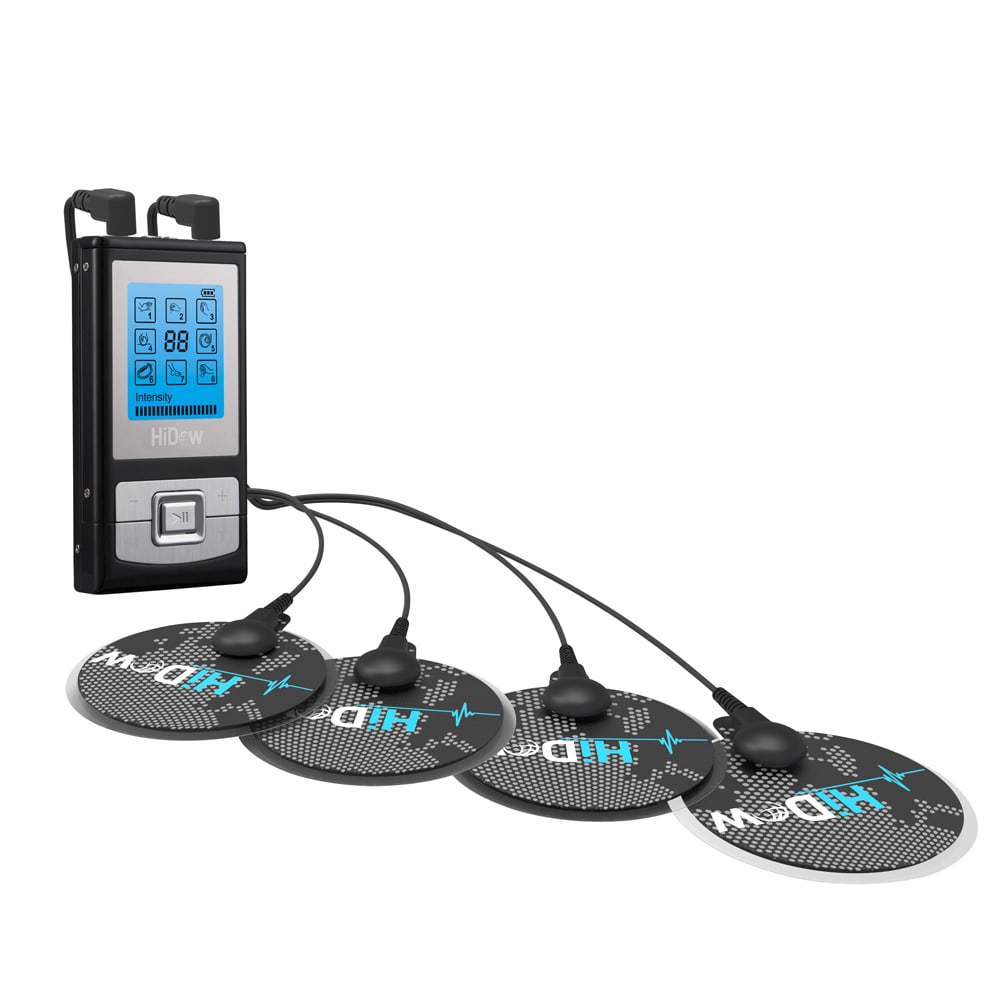 TENS Unit Combination Muscle Stimulator with 2 Channels, 10 Modes for Pain  Management and Rehabilitation for Muscle Relief of The Back, Neck, Arms