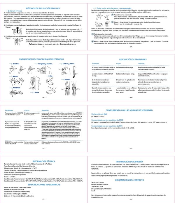 PRO TOUCH 6-12 User Manual | HiDow International